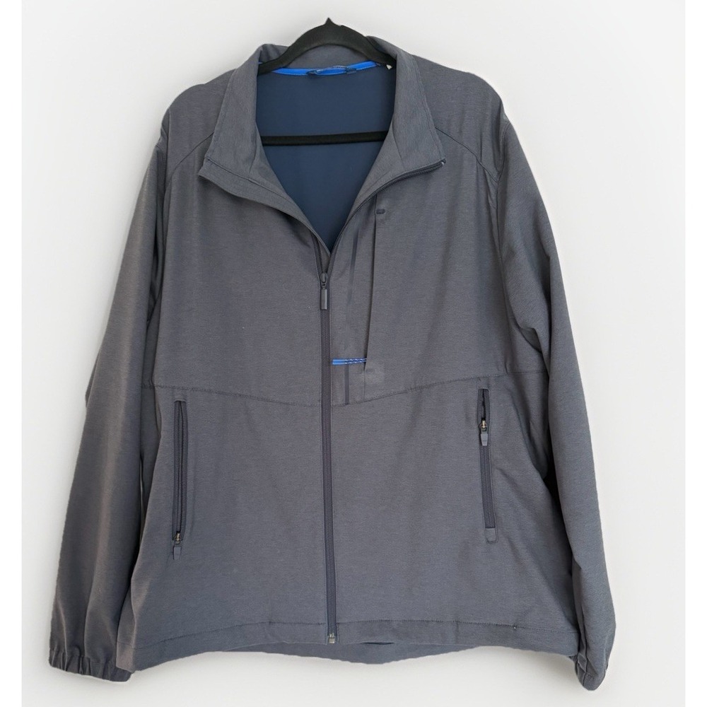 Tommy Bahama On Par Pro Jacket XL Belmont Blue Water Repellent Golf Recycled Eco